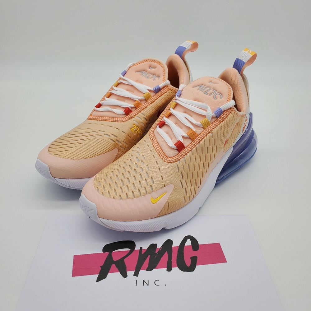 Nike Air Max 270 Washed Coral Football Grey Track - Picture 2 of 10